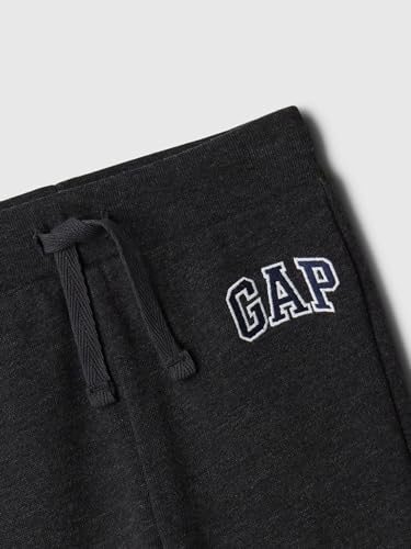 GAP Baby Boys Logo Pull-On Jogger Sweatpants Charcoal Hthr Grey 4 Years