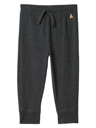 GAP Boys Pull-On Jogger Pants Charcoal Hthr Grey 12-18M