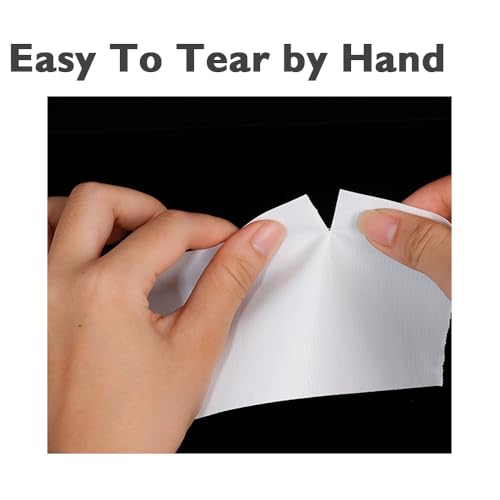 Maartla Duct Tape 1 Inch X 44 Yards, 8.5 mil Thickness, Heavy Duty White Duct Tape, No Residue, Waterproof, Tear by Hand for Repairs, Industrial, Professional Use