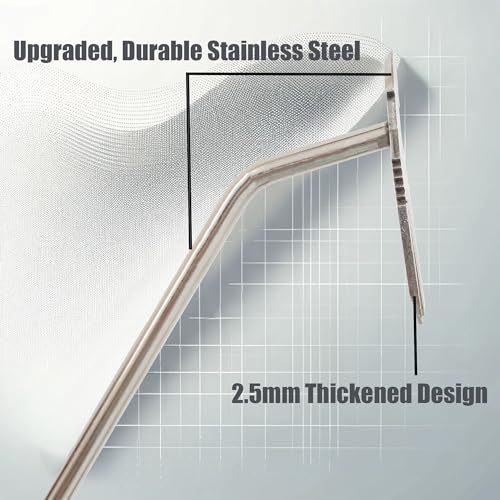 BUT FLY Stainless Steel Hand Weed Puller Dual-Action 4-Claw Weeder with Ergonomic Grip Garden Tool for Efficient Root Removal Precision Weed Extraction Ideal for Garden Enthusiasts