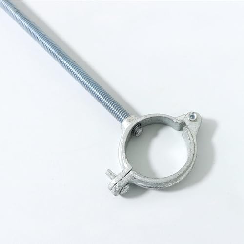 NIDAYE Fully Threaded Rod, Zinc Plated Finishing, 1/4" -20 Thread Size, 12" Length, Right Hand Threads