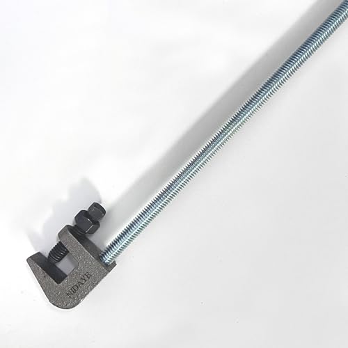 NIDAYE Fully Threaded Rod, Zinc Plated Finishing, 1/4" -20 Thread Size, 12" Length, Right Hand Threads