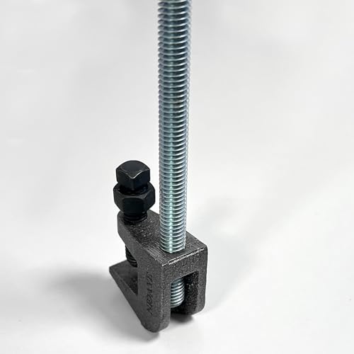 NIDAYE Fully Threaded Rod, Zinc Plated Finishing, 1/4" -20 Thread Size, 12" Length, Right Hand Threads