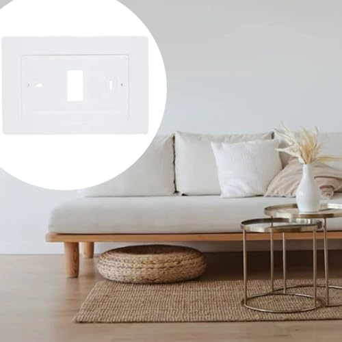 CAMGJORT F61-2663 Wall Plate for Sensi Wi-Fi Programmable Thermostat,Hand Control, White (1)