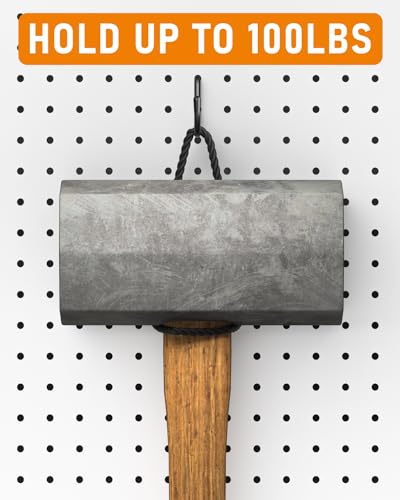 176PCS Black Pegboard Hooks Set for Garage Tool Organization