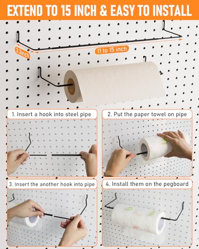 238PCS Pegboard Accessories Organizer Kit with Bins & Hooks