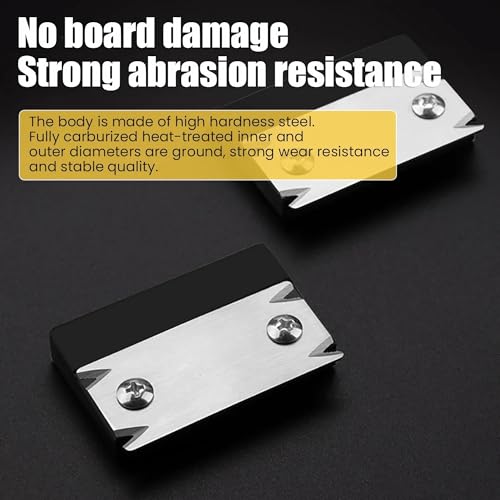 Mini Edge Banding Trimmer Tool for Woodworking Chamfers Deburring - Portable Hand Planer Cutter With Reversible Blade for PVC ABS Melamine Wood Veneer Corners