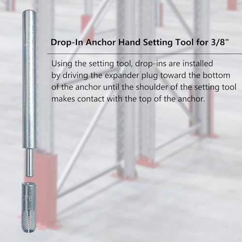 Bueyfolt Drop-in Anchor Hand Setting Tool for 3/8"