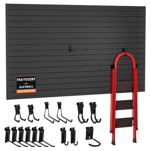 4x8 ft Slatwall Panels Set with Garage Organizer