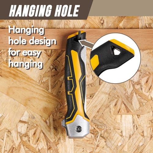 KATA Folding Jab Saw/Drywall Saw, Sheetrock Saw with Soft Grip Handle, Hand Saw, Hacksaw with 65Mn Steel Blade for Wallboard, Plywood and PVC