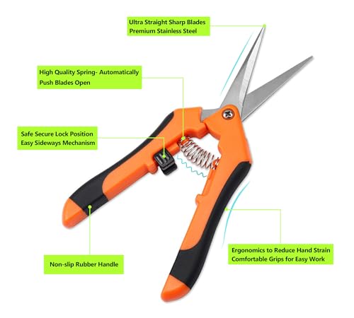 Josteve Plant Repotting Mat, 5Pcs Succulent Tools Mini Garden Small Gardening Tools Indoor, Pruning Shear Gardening Scissor, Hand Tool kit for Bonsai, Cactus, Fairy, Houseplant Transplanting, Seedling