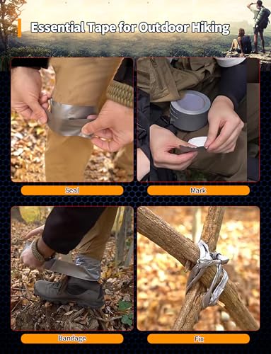 Duct Tape Heavy Duty 2in/105ft/35yd Water Resistant, Tear by Hand with No Residue Strong Adhesive Duct Tape for General Repairs and Professional Use (Gray, 2-Inch by 35-Yards (1-Pack))
