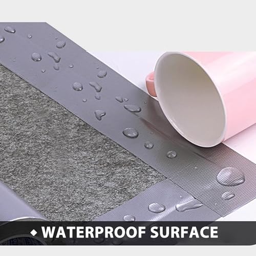 Amanbo 3-Pack Duct Tape Heavy Duty Waterproof Gray Duct Tape, 66 Yards x 1.88 Inch Strong Adhesive Duct Tape No Residue Bulk for Home Use, DIY, Projects, Outdoor Repairs Tear by Hand