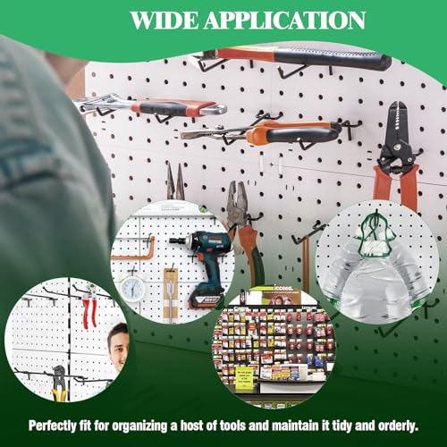 50-Piece Metal Pegboard Hook Assortment Set