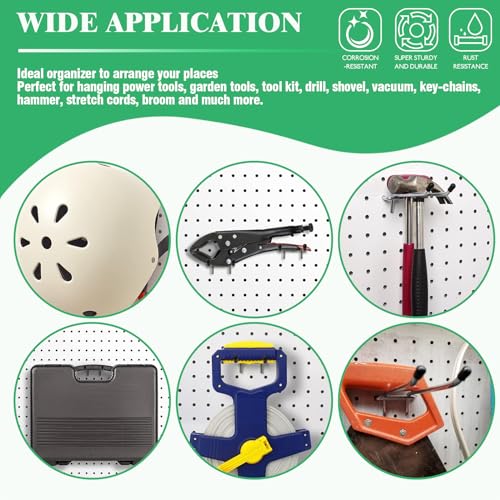 50Pcs 5" Double Arm Pegboard Hooks Set