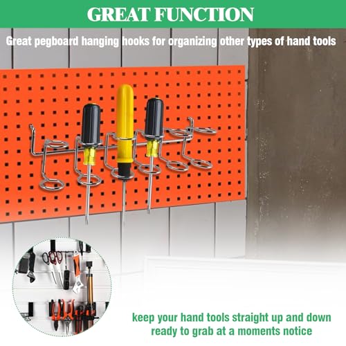 Yauhar 13-Piece Pegboard Tool Organizer Set