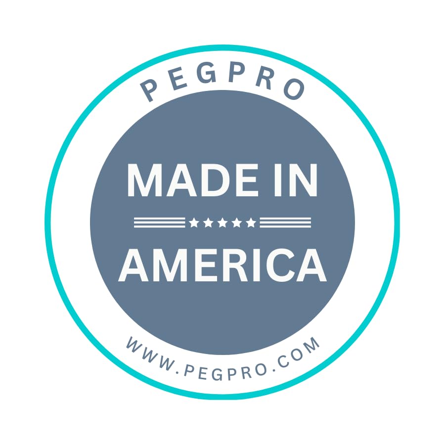 PegPro® 1" Durable Hooks Kit - 24 Pack