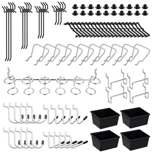 Yauhar 87-Piece Pegboard Organizer Accessories Set