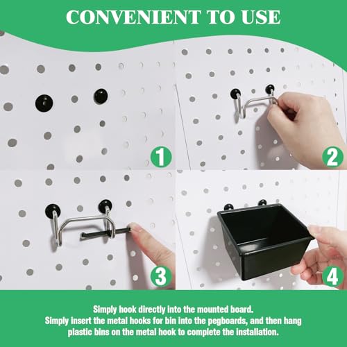 Yauhar 87-Piece Pegboard Organizer Accessories Set