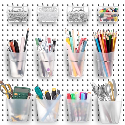 12-Piece Pegboard Organizer Set for Garage and Workshop