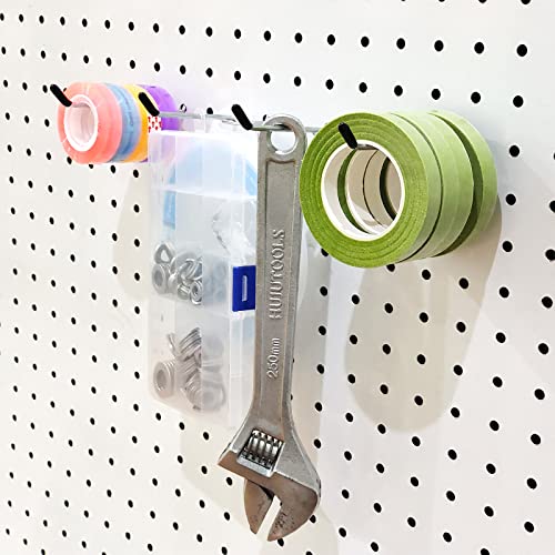Pegboard Hooks and Accessories Set for Garage Organization