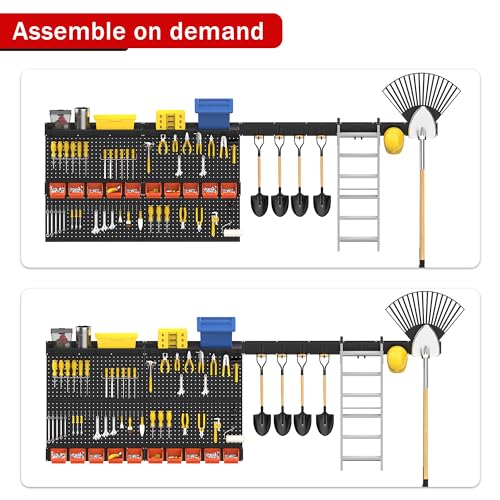 Ultrawall Black Pegboard Organizer for Garage Storage