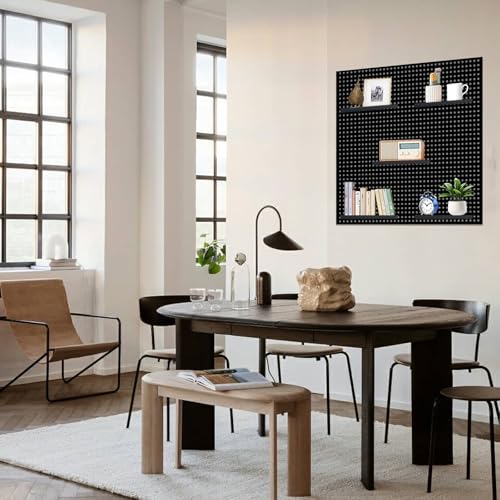 10-Pack Metal Pegboard Shelves, 10x4.3 Inch