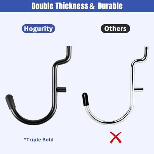 196 PCS Heavy Duty Black Pegboard Hooks Set