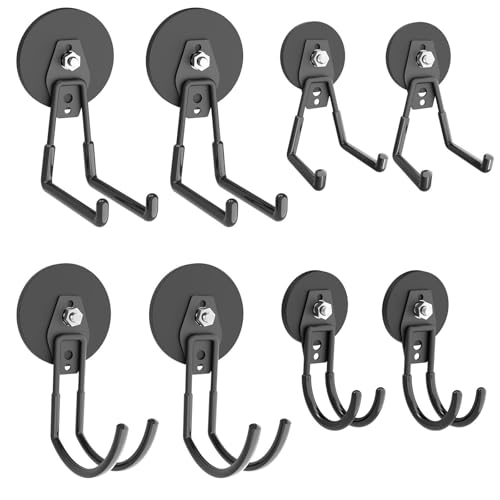 AplysiaTech Heavy Duty Magnetic Hooks - 8 Pack