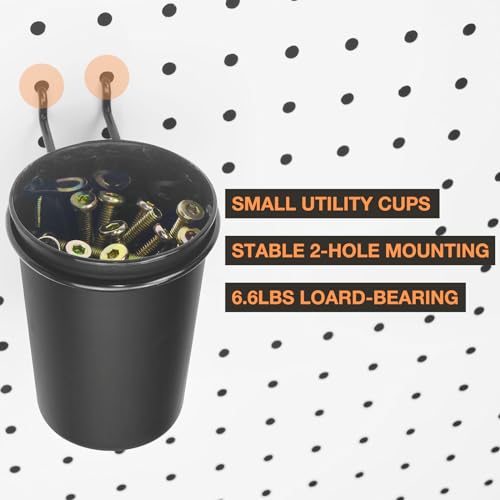 Heavy Duty Pegboard Hooks Organizer - 19 Pieces