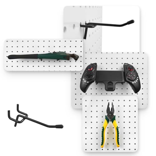 Heavy Duty Pegboard Hooks Organizer - 19 Pieces