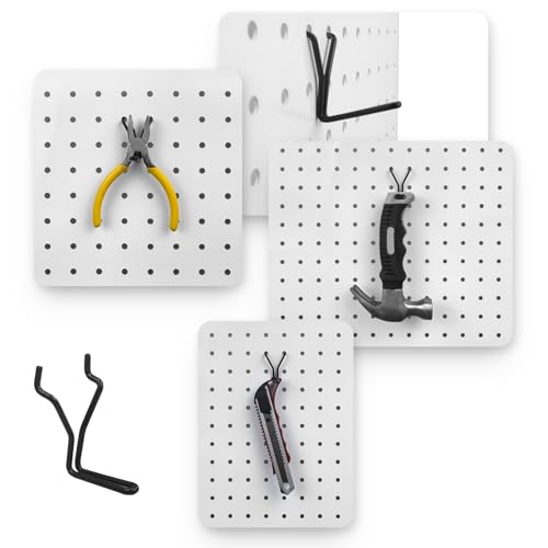 Heavy Duty Pegboard Hooks Organizer - 19 Pieces