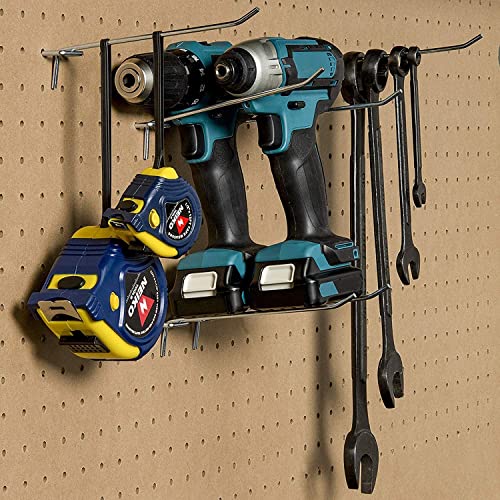 12-Pack Heavy Duty Chrome Pegboard Hooks