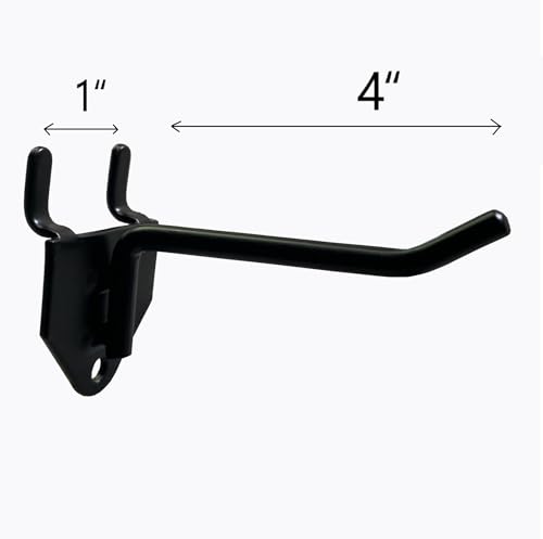 Metal Pegboard Hooks - 30 Pack, 4" Length
