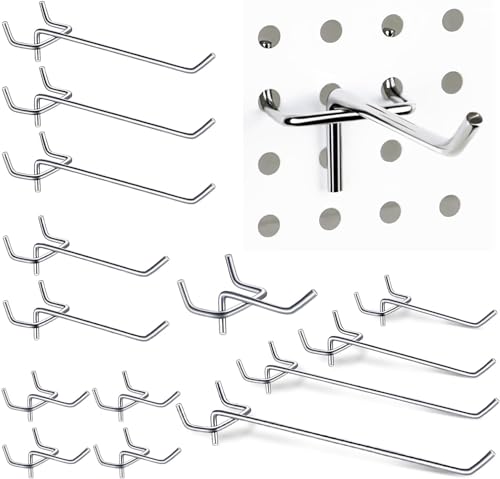 100PCS Heavy Duty Metal Pegboard Hooks