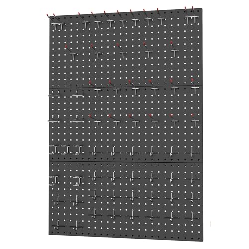 WALMANN 96PCS Metal Pegboard Storage Kit