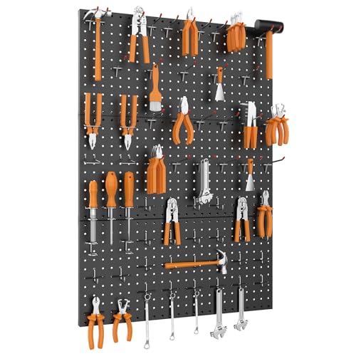 96PCS Metal Pegboard Kit with Hooks for Tools