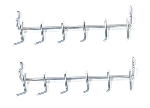 6-in-1 Multi-Tool Metal Pegboard Hooks (2 pcs)