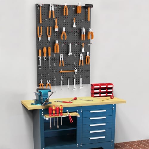 96PCS Metal Pegboard Kit with Hooks for Tools