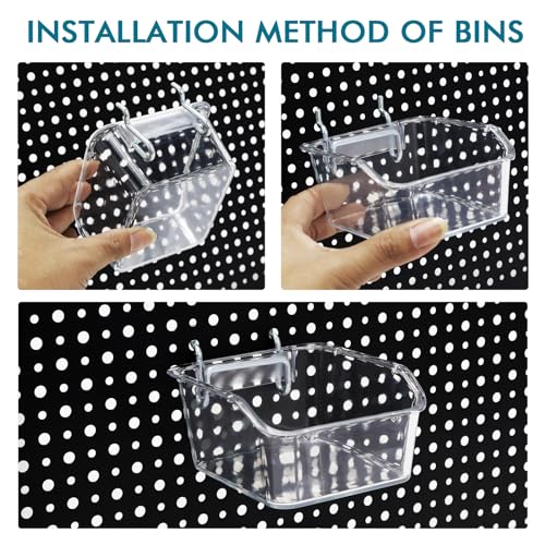 286PCS Pegboard Accessories Organizer Kit with Hooks