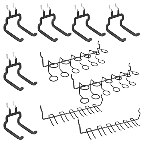 Heavy Duty Pegboard Hooks - 10 Pack Accessories