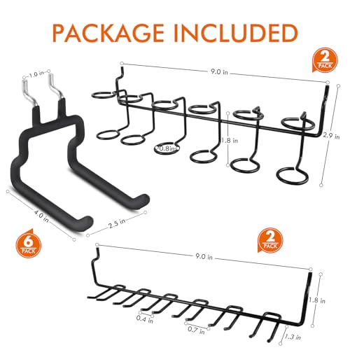Heavy Duty Pegboard Hooks - 10 Pack Accessories