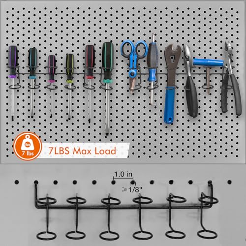 Heavy Duty Pegboard Hooks - 10 Pack Accessories