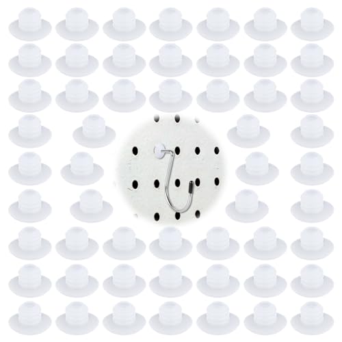 60pcs Pegboard Hook Locks for Tool Organization