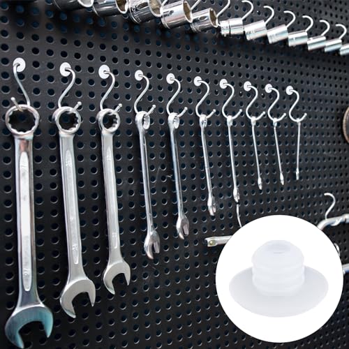 60pcs Pegboard Hook Locks for Tool Organization
