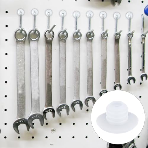 60pcs Pegboard Hook Locks for Tool Organization