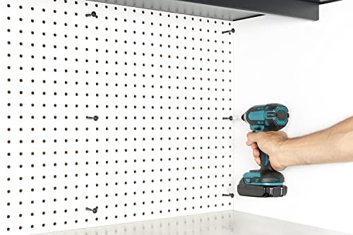 Pro-Grade Pegboard Spacers - 192 Durable Pieces