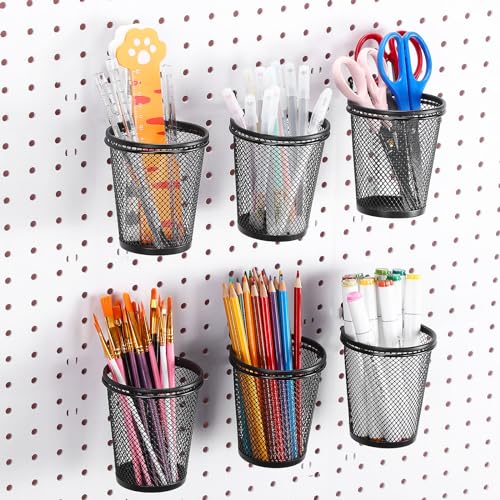 Spakon 6-Piece Pegboard Cup and Hook Set