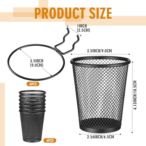 Spakon 6-Piece Pegboard Cup and Hook Set