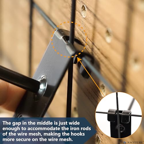 24 Durable Double Gridwall Hooks - 6 Inch